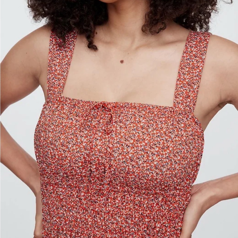 GAP Red and White Floral Dress - Picture 3 of 6